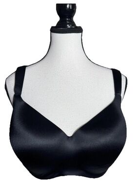 Soma Black 40C Enhancing Shape Wireless Bra Comfort Full Coverage #0316 Satin